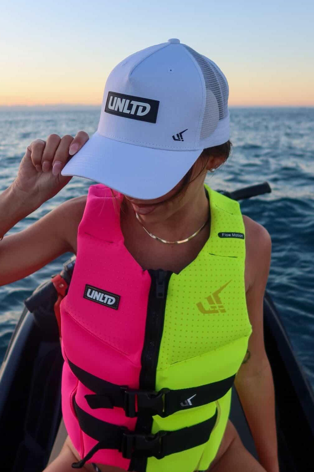 FLEAD NEO VEST PINK/YELLOW