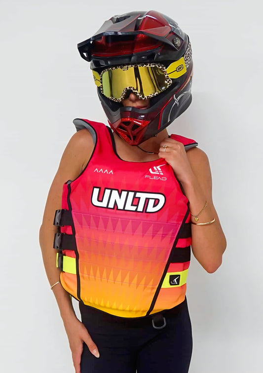FLEAD S/E LIFE VEST - Pink/Yellow
