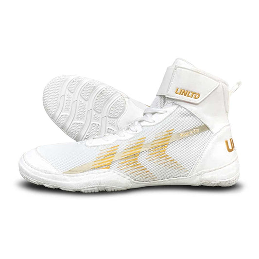 SUPERFLY RIDING BOOTS - WHITE/GOLD