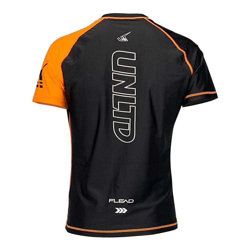 HYDRO RASH GUARD Short Sleeve ORANGE
