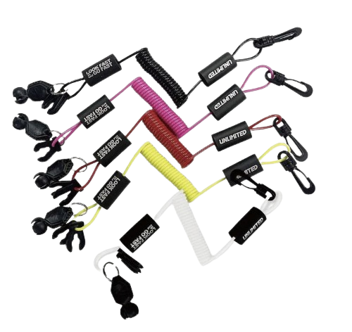 Floating Lanyard for Kawasaki and YAMAHA -BLACK-