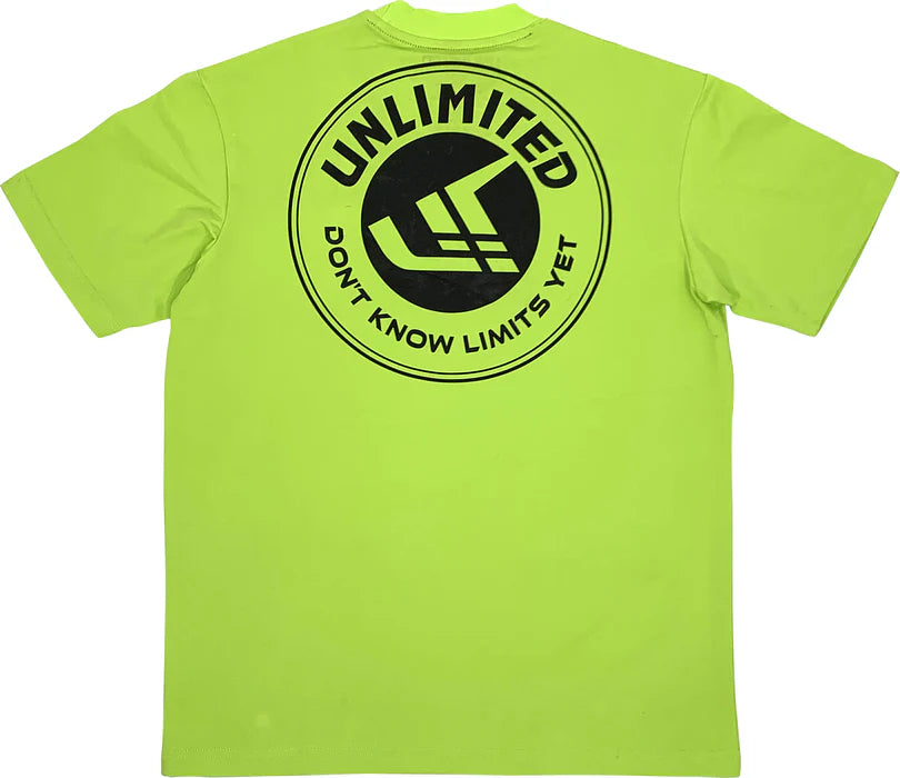 HYBRID COTTON UNISEX TEE LIME