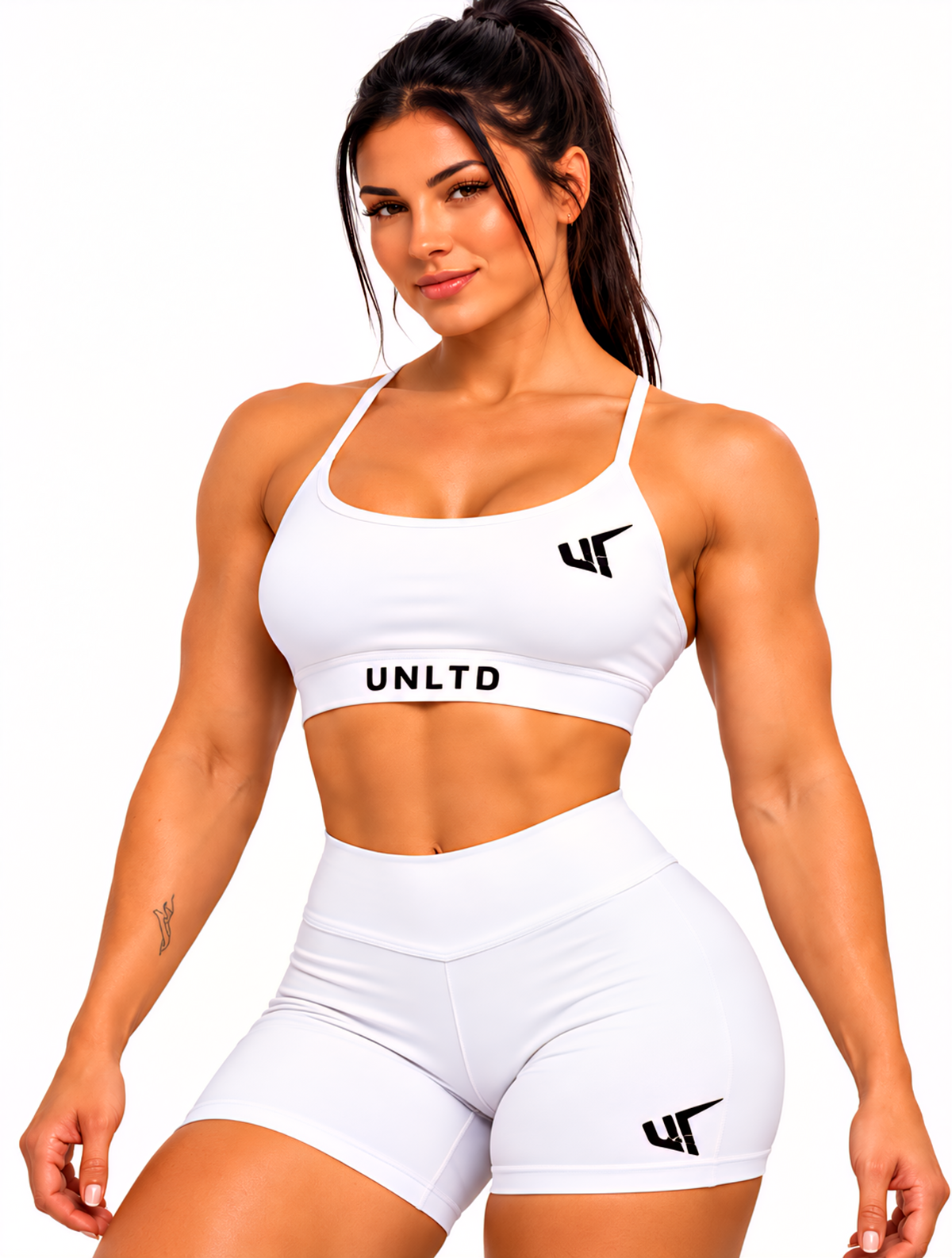 Women's Sports Shorts WHITE