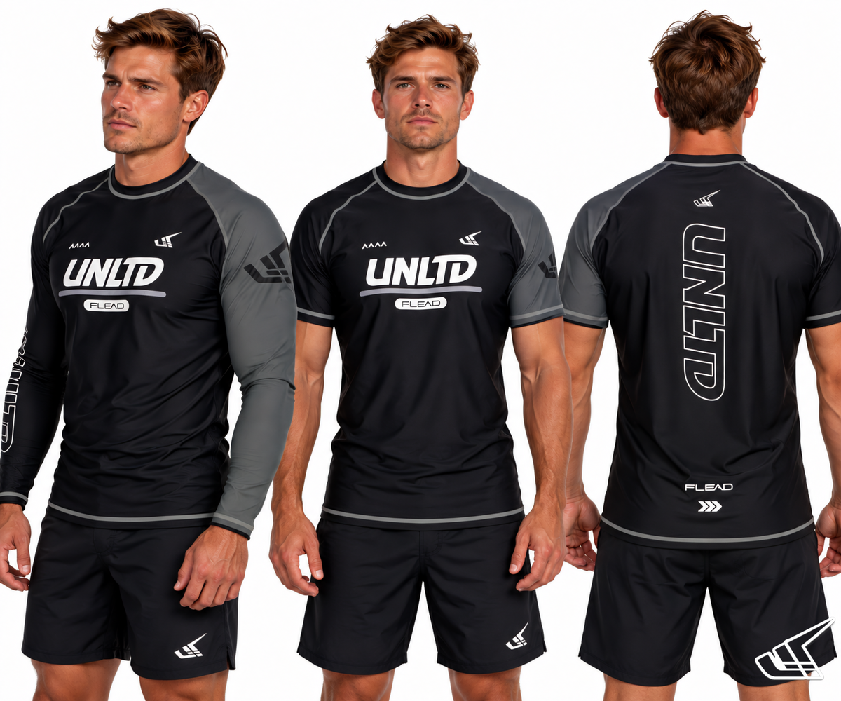 HYDRO RASH GUARD Long Sleeve GREY