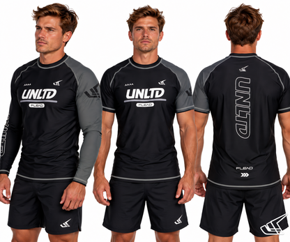 HYDRO RASH GUARD Long Sleeve GREY