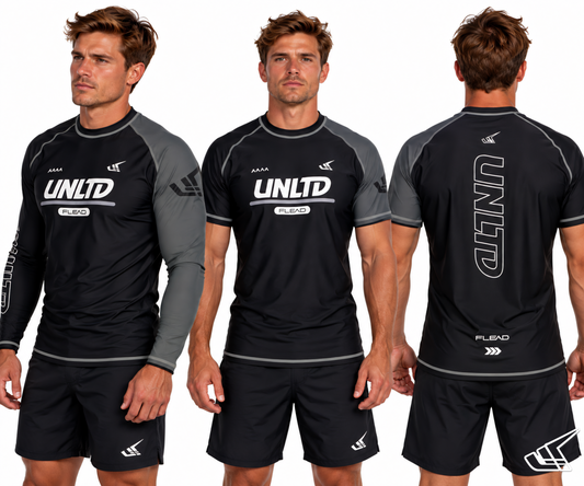 HYDRO RASH GUARD Long Sleeve GREY