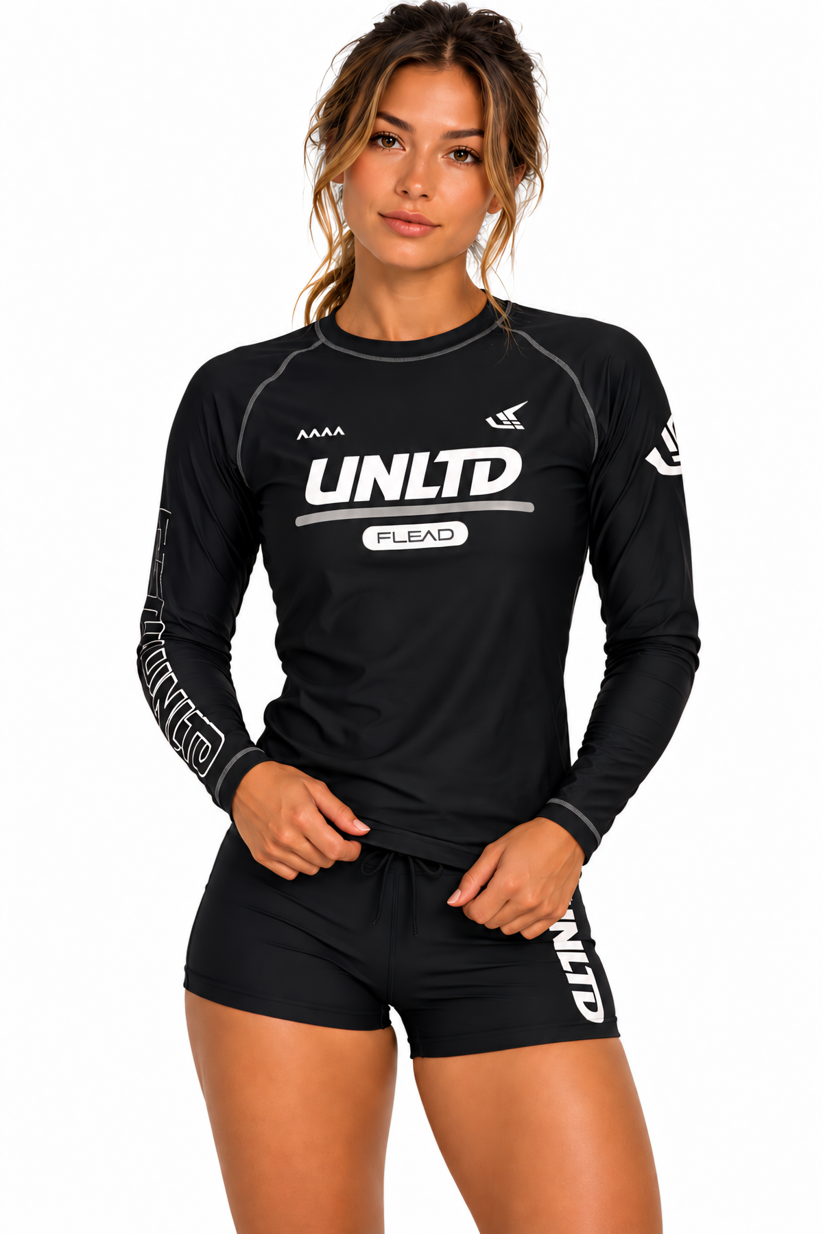HYDRO RASH GUARD Long Sleeve (Black)