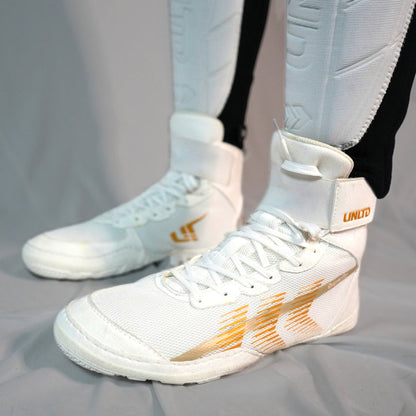 SUPERFLY RIDING BOOTS - WHITE/GOLD