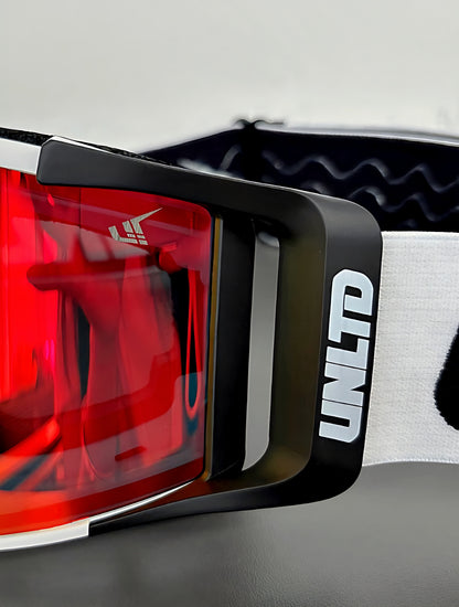 UL-26A WATERSPORT GOGGLES- WHITE AND BLACK