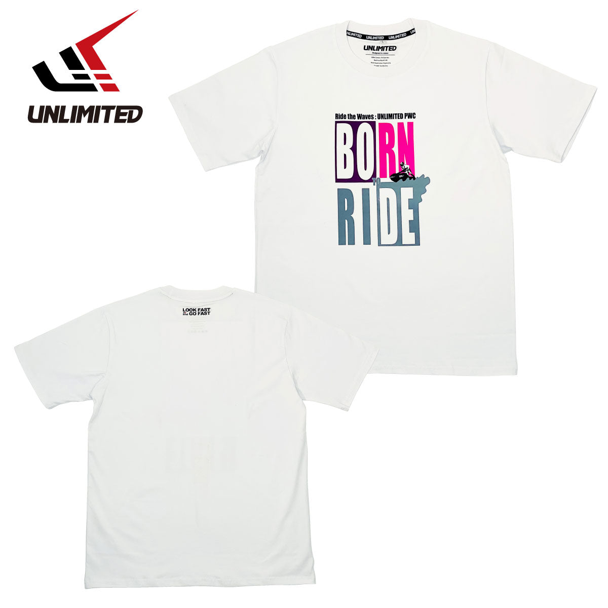 HYBRID COTTON UNISEX TEE [BORN to Ride]