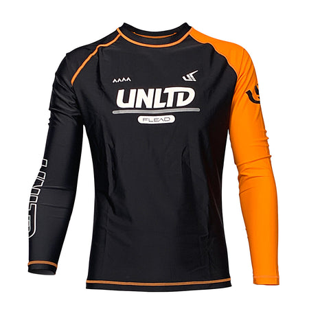HYDRO RASH GUARD Long Sleeve ORANGE