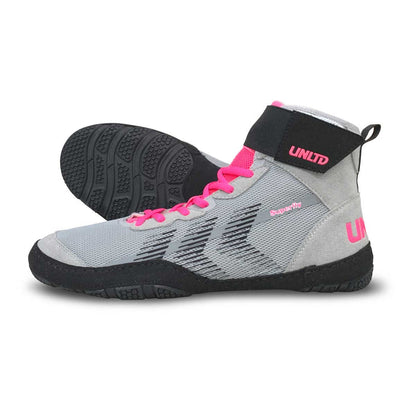 SUPERFLY RIDING BOOTS-Grey/Pink/Black