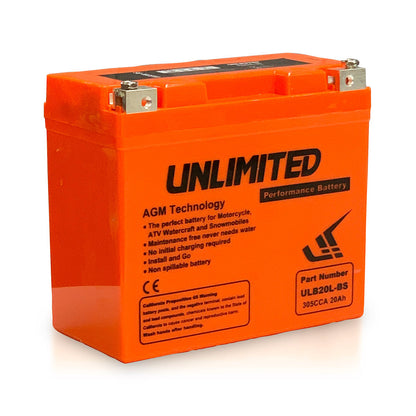 AGM PERFORMANCE BATTERY ULB20L-BS  *PRE ORDER*