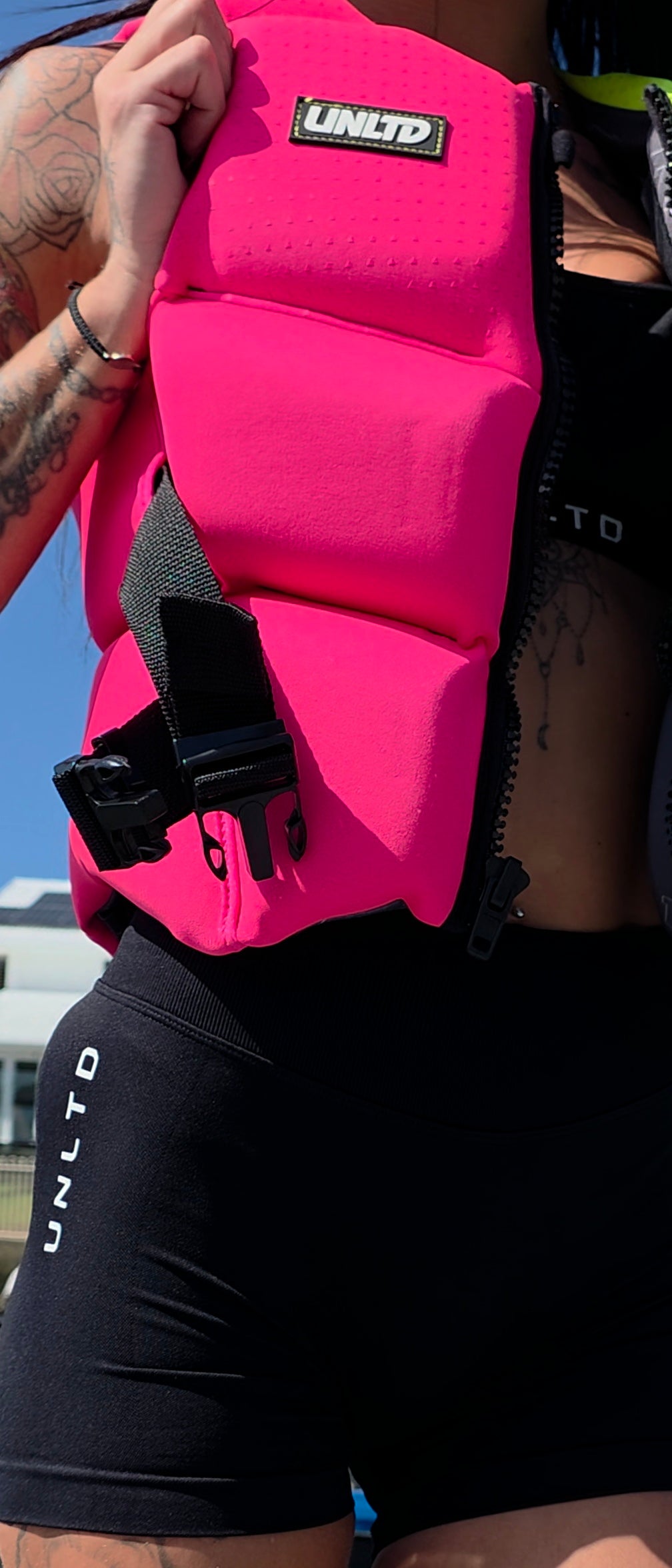 FLEAD NEO VEST PINK/YELLOW