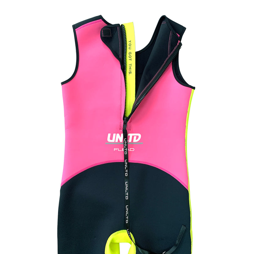 FLEAD WETSUITS JOHN PINK/YELLOW