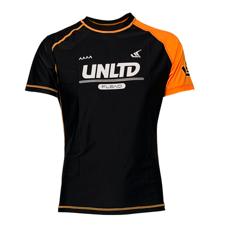 HYDRO RASH GUARD Short Sleeve ORANGE