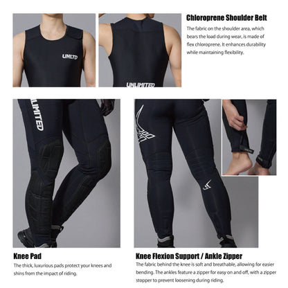 HYBRID RACE JOHNS - Yellow/Black