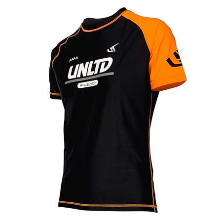HYDRO RASH GUARD Short Sleeve ORANGE