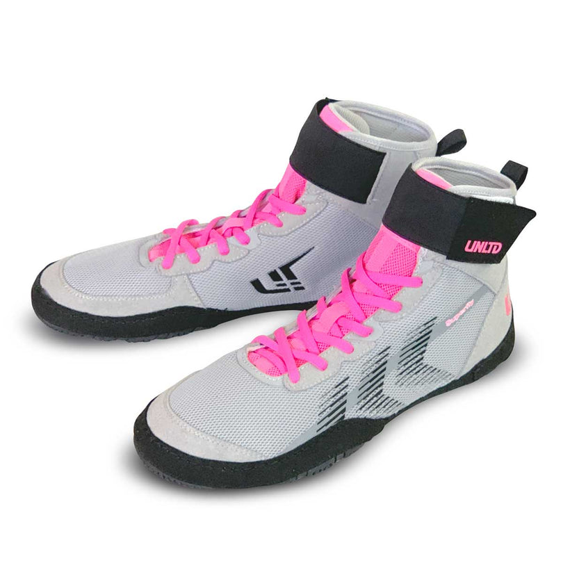 SUPERFLY RIDING BOOTS-Grey/Pink/Black