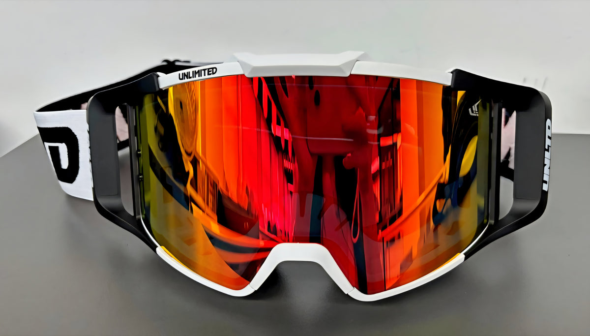 UL-26A WATERSPORT GOGGLES- WHITE AND BLACK