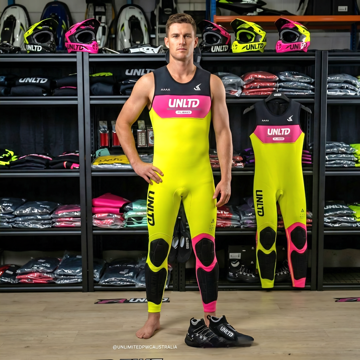 FLEAD WETSUITS JOHN YELLOW