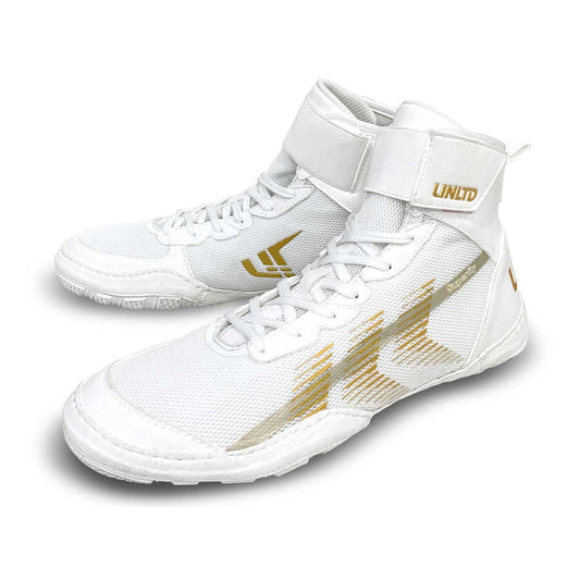 SUPERFLY RIDING BOOTS - WHITE/GOLD