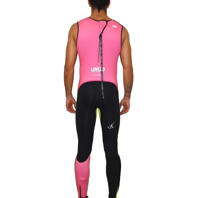 FLEAD WETSUITS JOHN PINK/YELLOW