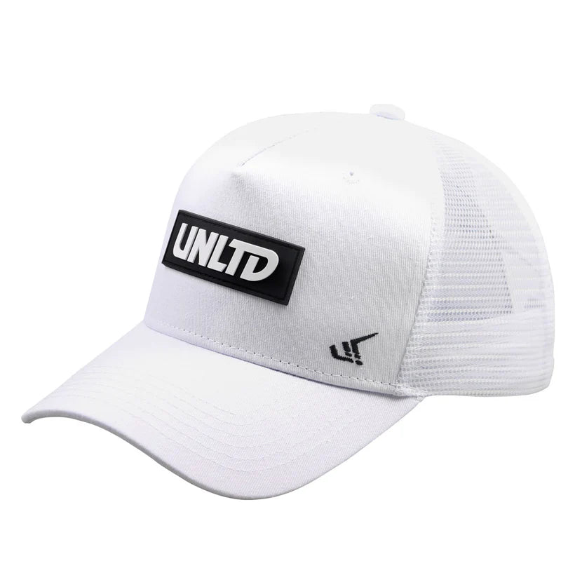 UNLTD Snapback Hat White
