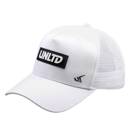 UNLTD Snapback Hat White